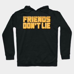 friends don't lie syrup covered eggo Hoodie